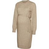 Mamalicious - Newanne - Maternity Jurk - Lang Mouw - Melange