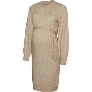 Mamalicious - Newanne - Maternity Jurk - Lang Mouw - Melange