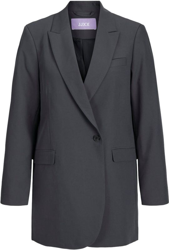 Jack & Jones Mary - Dubbelrijgs Blazer - Grijs - 79% Gerecycled Polyester