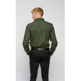 TeeShoppen - Performance Oxford Shirt - Overhemd - Bos Nacht - Katoen