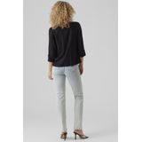Vero Moda Kurzblazer VMJESMILO 3/4 LOOSE BLAZER WVN GA NOOS mit Leinen