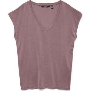 Vero Moda T shirt Vmfilli Ss V neck Tee Ga Noos 10247666 Nostalgia Rose Dames