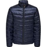 Gewatteerd Jack - Zwart - 100% Gerecycled Polyester - Volledig Gevoerd