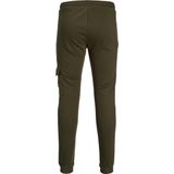 Jack & Jones - Joggingbroek - Donkergroen - Katoen/Polyester - Aangesloten Fit