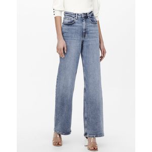 Jeans - Wide Fit - High Waist - Blauw - Katoen