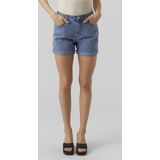 Vero Moda Broek Vmzuri Hr Loose Shorts Mix Noos 10279493 Medium Blue Denim Dames
