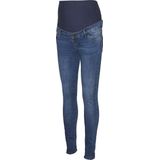Mamalicious - Tanya Piping Vi349 - Spijkerbroek - Blauw - Katoenmix