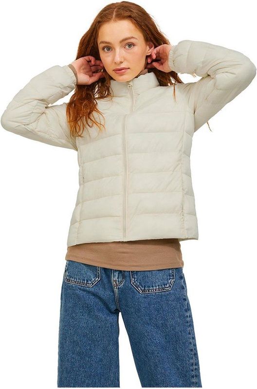 Jack & Jones Nora Lightweight Lichtgewicht Jas Beige Vrouw