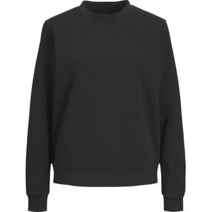Basic Crewneck Sweat - Dames Trui - Zwart Trui - Sweater Met Ronde Hals