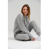 TeeShoppen - Basis Crewneck Sweat - Lichtgrijs - Overhemd