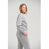 TeeShoppen - Basis Crewneck Sweat - Lichtgrijs - Overhemd