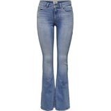 Only - Flared Jeans - Blue Denim - Stretchdenim