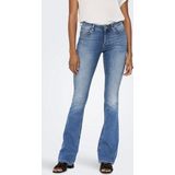 Only Onlblush Mid Flared Dnm Tai467 Noos Dames Jeans Light Blue Denim