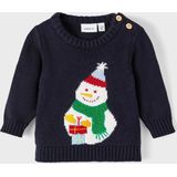 Name It - NBNRULLE LS KNIT - Longsleeve - Blauw - Unisex