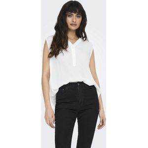 Imprimé - Cloud Dancer - Top - V-hals - Regular Fit - Mouwloos