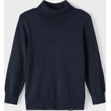NAME IT - Trui - Navy - Col - Lange Mouw - Normale Pasvorm