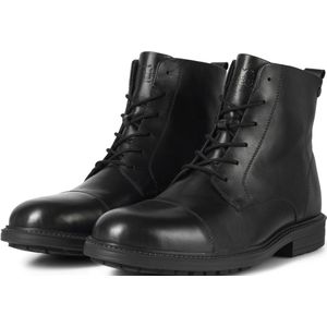 JACK&JONES - JFWNICK JIO LEATHER BOOT - Heren Laarzen - Zwart - Leer