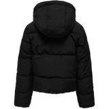 KIDS ONLY - Puffer Jacket - Zwart - Hoge Kraag - Lange Mouwen - Ritssluiting