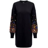 Only - ONLBROOKE LS SHORT DRESS - Jurk - Zwart - Katoen/Polyester