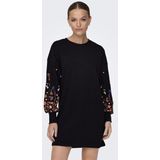Only - ONLBROOKE LS SHORT DRESS - Jurk - Zwart - Katoen/Polyester
