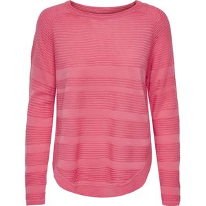 ONLY - ONLCAVIAR - Gebreide Pullover - Zwart - O-hals, Lange Mouwen, Regular Fit