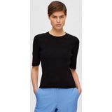 Selected Mala 2 4 T-shirt Met Korte Mouwen Zwart M Vrouw