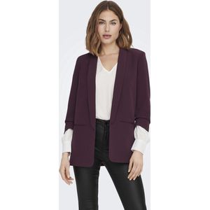 Only - Elly - Blazer - Effen - Regular Fit - Sjaalkraag - Lang