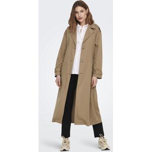 Tussenmantel - Line - Tussenjas - Effen - Gedeeltelijk Gevoerd, Knoopsluiting, Revers Kraag