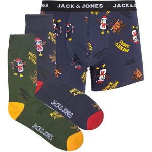 JACK&JONES JUNIOR - JACPENGUIN - Boxershorts - Blauw - Gebreide Stof
