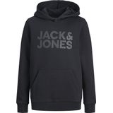 JACK&JONES JUNIOR JJECORP LOGO SWEAT HOOD 2PK - Jongens Trui - Blauw - Katoen