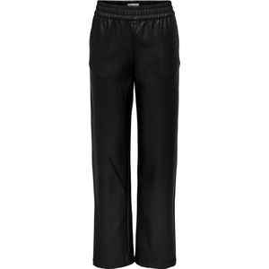 Only Broek Onlpopstar Mw Wide Coated Pnt Noos 15267810 Black Dames