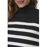 ONLY - Bari - Trui - Hoog Hals - Geribde Details - Dames