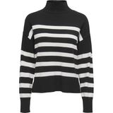ONLY - Bari - Trui - Hoog Hals - Geribde Details - Dames