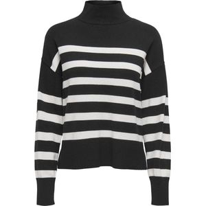 ONLY - Bari - Trui - Hoog Hals - Geribde Details - Dames
