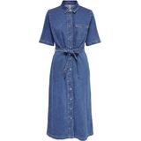 Only - Jurk - Blue Denim - 98% Katoen, 2% Elastaan