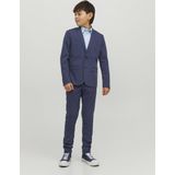 Blazer - Blauw - Polyester - Superslanke Pasvorm
