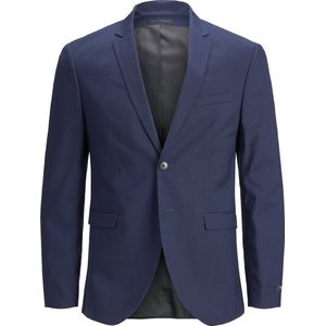Blazer - Blauw - Polyester - Superslanke Pasvorm