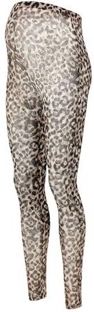 MAMALICIOUS - MLSONIA - Zwangerschapsleggings - Havermout - Hoge Elastische Tailleband