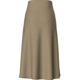 A-lijnrok - Effen - Gladde Stof - 3/4 Lengte - Normale Pasvorm