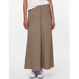 A-lijnrok - Effen - Gladde Stof - 3/4 Lengte - Normale Pasvorm