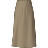 A-lijnrok - Effen - Gladde Stof - 3/4 Lengte - Normale Pasvorm