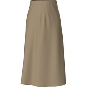 A-lijnrok - Effen - Gladde Stof - 3/4 Lengte - Normale Pasvorm