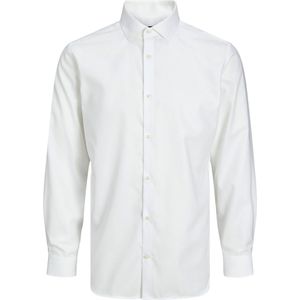 Jack & Jones Jprblaparker Shirt - Wit - 100% Katoen