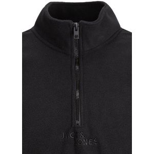 Jack&Jones - Trui - Zwart - 100% Polyester - Opstaande Kraag