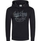 JACK&JONES - JJEADRIAN LOGO SWEAT HOOD SMU - Heren - Sweaters