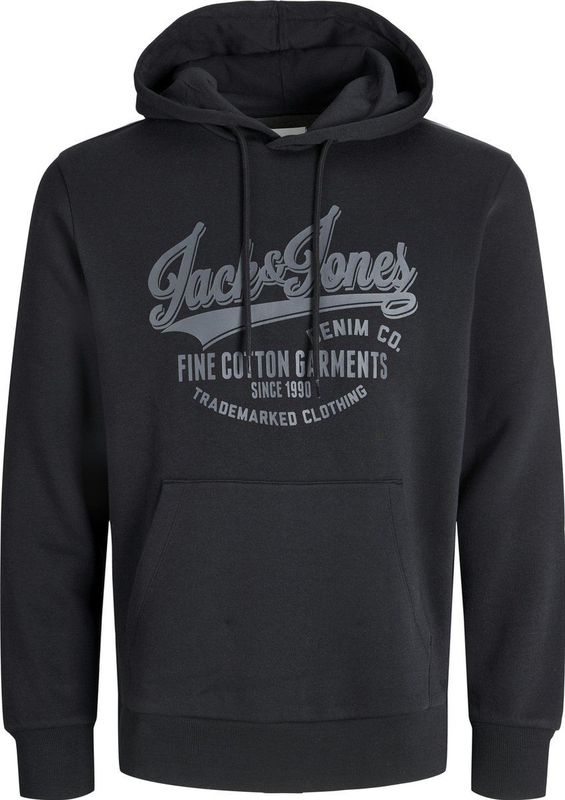 JACK&JONES - JJEADRIAN LOGO SWEAT HOOD SMU - Heren - Sweaters