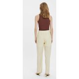 Vero Moda - Vmsutton hw pleated pant - Lange Broek - Kit - 100% Polyester