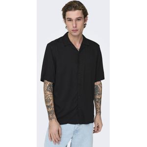 Overhemd - Resort Kraag - Korte Mouwen - Regular Fit