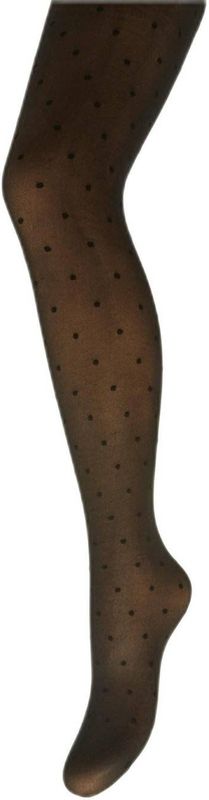 PIECES Panty PCNEW NIKOLINE met Stippen 20 Denier Zwart