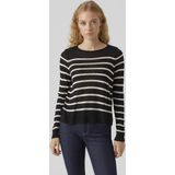 Gebreide Pullover - O-hals - Lange Mouwen - Geribde Manchetten - Regular Fit